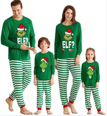 EVE Christmas Family Matching Sets Sleepwear Pajamas Suits YLDF-210713