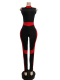 EVE Casual Sleeveless Zipper Jumpsuit MEM-88412