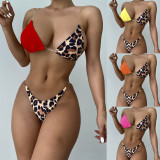 EVE Sexy Leopard Patchwork Bikini Two Piece Sets CASF-8990