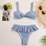 EVE Sexy Ruffled Swimsuit Two Piece Sets CSYZ-B237