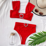 EVE Summer Fashion Heart Love Decoration Design Swimsuit Two Piece Set CSYZ-B153W