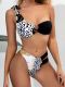 Sexy Printed One Shoulder Bikini 2 Piece Sets CASF-6093