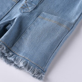 EVE Baby Girl Summer Straps Jeans Shorts YKTZ-G07