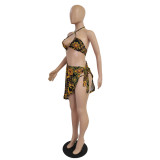 EVE Sexy Printed Bikini 3 Piece Sets GCNF-0128