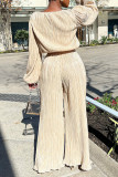 EVE Casual Long Sleeve Loose Two Piece Pants Set MK-3077