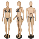 EVE Sexy Hot Drilling Mesh Bikinis 3 Piece Sets YIS-E507