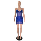 EVE Sexy Mesh See Through Night Club Dress (With Briefs) GCNF-0171