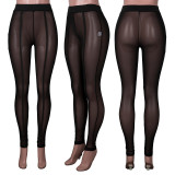 EVE Sexy Mesh See Through Skinny Pants (Without Briefs) MA-Y481
