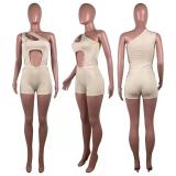 EVE Fashion Sexy Solid Color Hollow Romper WMEF-20790