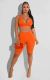 EVE Solid Sexy Two Piece Shorts Set HMS-5538