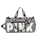 EVE PINK Letter Travel Sports Portable Shoulder Storage Bag GBRF-882