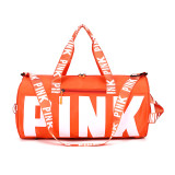 EVE PINK Letter Travel Sports Portable Shoulder Storage Bag GBRF-882