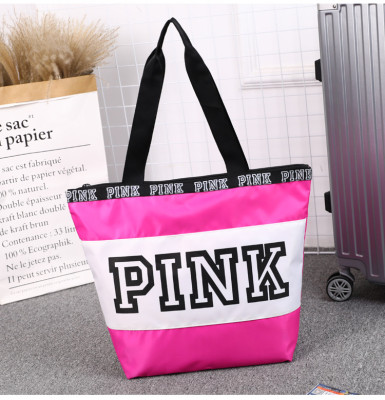 EVE PINK Letter Travel Shopping Tote Bag GBRF-92153