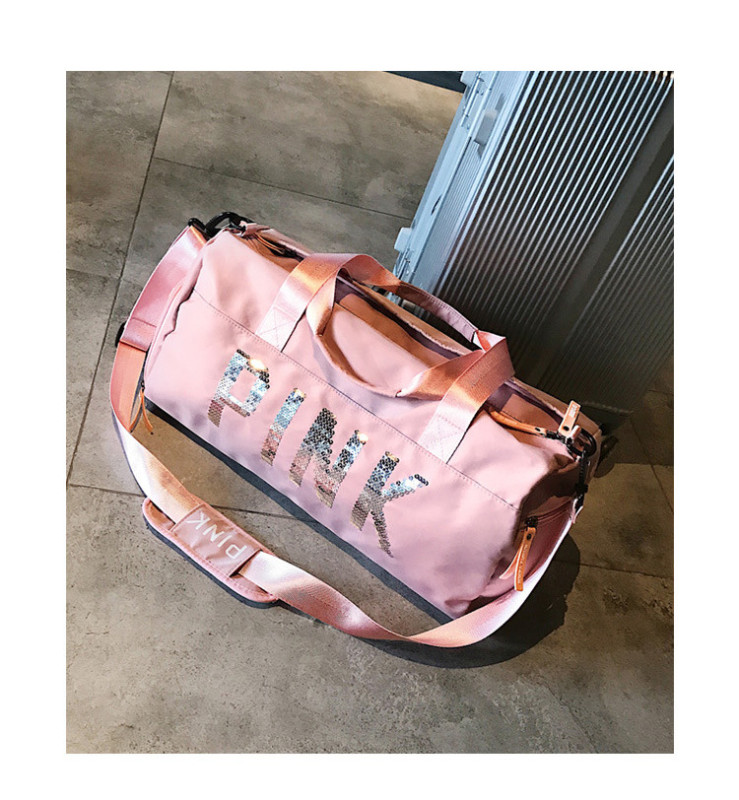 EVE PINK Letter Travel Sports Storage Bag GBRF-135