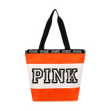 EVE PINK Letter Travel Shopping Tote Storage Bag GBRF-153