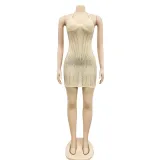 EVE Sexy Hot Drilling Night Club Dress BY-5653
