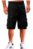 EVE Men's Casual Outdoor Fitness Pocket Loose Straight Shorts FLZH-ZK80