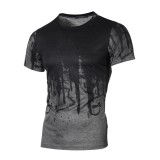 EVE Men Fashion Printed Short Sleeve T-Shirts FLZH-ZT69