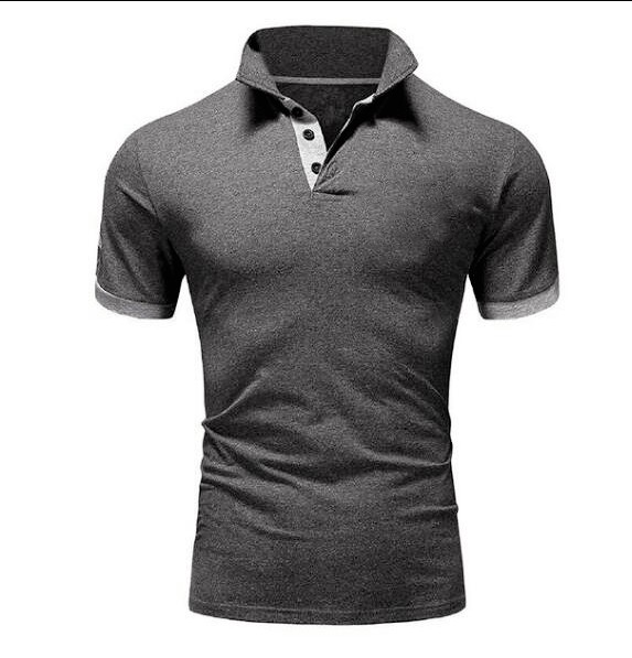 EVE Men Casual Lapel Short Sleeve Polo FLZH-ZT115