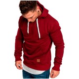 EVE Men's Solid Color Outdoor Fitness Casual Sports Sweatshirts FLZH-ZW52