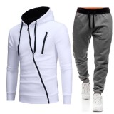 EVE Men's Outdoor Casual Zip Sports Sweatshirt Sets FLZH-W01-ZK75