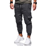 EVE Men Fashion Tethered Multi-Pocket Pants FLZH-ZK16
