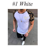 EVE Men Color Block Fashion Short Sleeve T-Shirt FLZH-ZT107