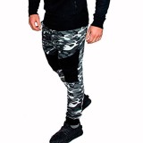 EVE Men Fashion Camouflage Color Block Pants FLZH-ZK26