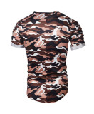 Men's Casual Camouflage Short Sleeve T-shirt FLZH-ZT20
