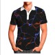 EVE Men's Summer Print Casual Short Sleeve Top FLZH-ZT160