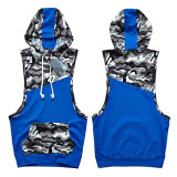 EVE Men's Casual Sports Camouflage Colorblock Vest FLZH-ZT109