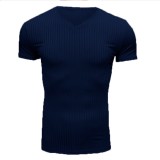 EVE Men's Casual V Neck Short Sleeve T-shirt FLZH-ZT168