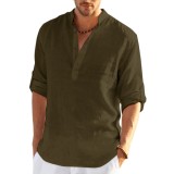 EVE Men's Loose Casual Solid Color Top FLZH-ZT167