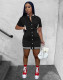 EVE Casual Buttons Baseball Mini Dress IV-8306