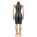 EVE Sexy Hot Drilling Night Club Bodycon Dress BY-5743