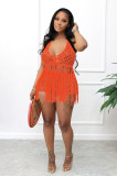EVE Sexy Knit Hollow Out Halter Top And Shorts Sets CM-8610