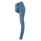 EVE Denim Asymmetric Skinny Jeans GCNF-0180