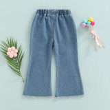 EVE Kids Girls Denim Flared Jeans Pants YKTZ-2093