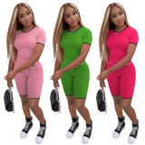 EVE Casual Short Sleeve Two Piece Sets QZYD-1134