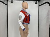 EVE Casual Patchwork Full Sleeve Baseball Jacket GLF-10080