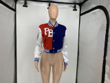 EVE Casual Patchwork Full Sleeve Baseball Jacket GLF-10080