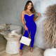 EVE Sexy Sleeveless Sling Tight Jumpsuit MA-Y504