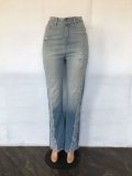 EVE Plus Size Denim Ripped Hole Jeans Pants LX-5518