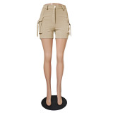 EVE Solid Pockets Casual Shorts GCNF-0187