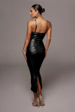 Sexy Sleeveless Sling Slim Maxi Evening Dress MZ-2752