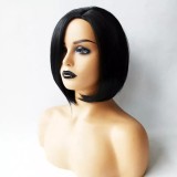 EVE Inclined Part Short Straight Bob Wigs BMJF-K121