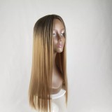 EVE Gradient Color Middle Part Long Straight Wigs BMJF-K10