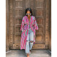 EVE Casual Striped Long Sleeve Sashes Long Coat ASL-6593
