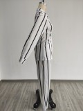 EVE Casual Striped Long Sleeve Shirt And Pants 2 Piece Sets MIL-L338