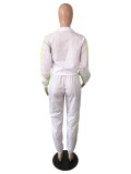 EVE Plus Size Casual Tracksuit Two Piece Pants Sets QYF-5110